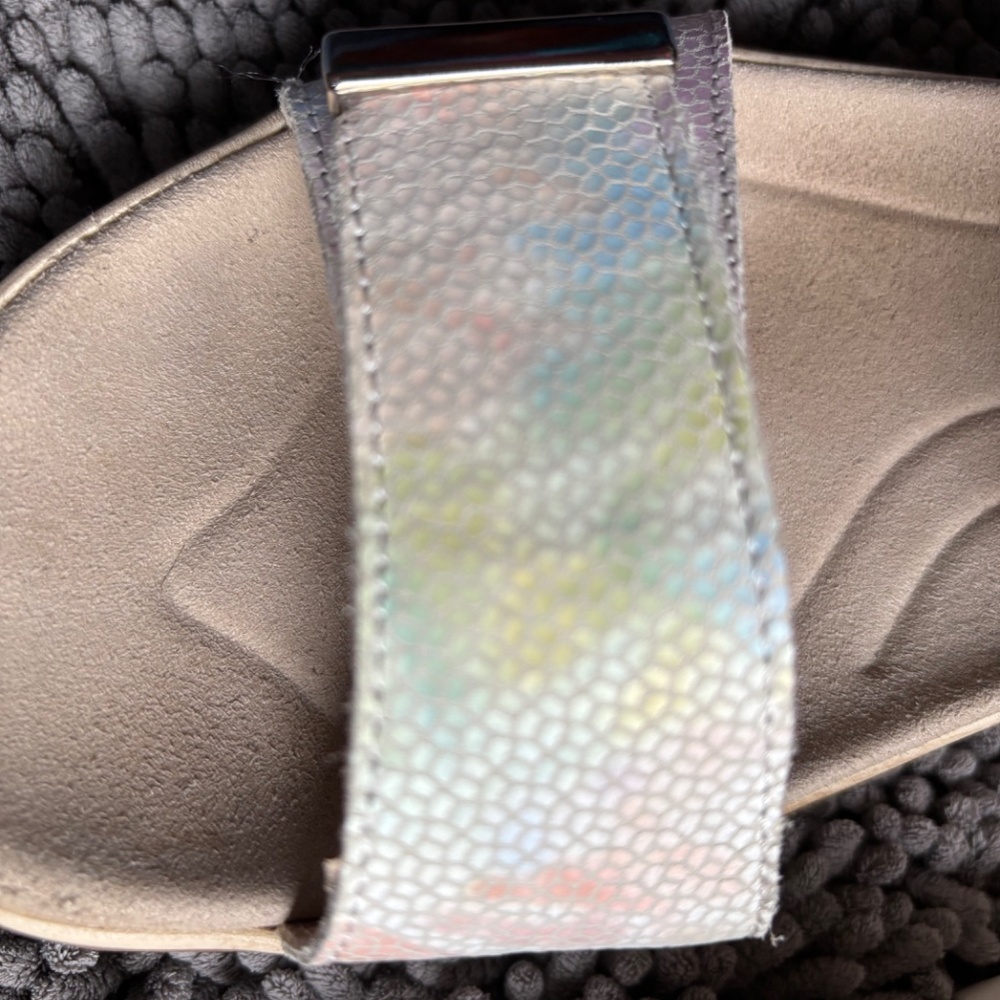 Mephisto (W) Dominica Multi-colored Iridescent Sandals - Picture 2 of 8